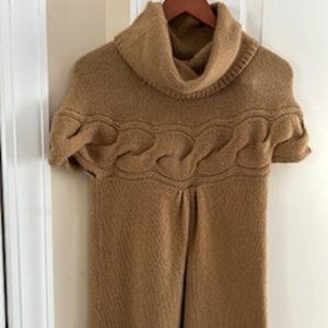 Women's Sweater Max Studio Specialty Products Size Medium Brown Short Sleeve